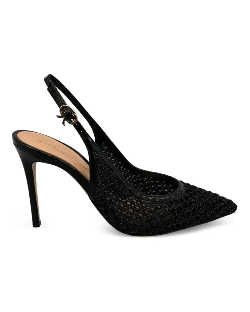 Gianvito Rossi Slingback-Pumps mit Stiletto-Absatz - Schwarz Schwarz
