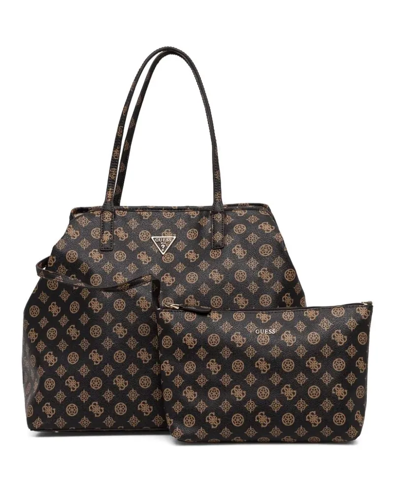 Guess Große Vikky Tote Bag - Braun Braun