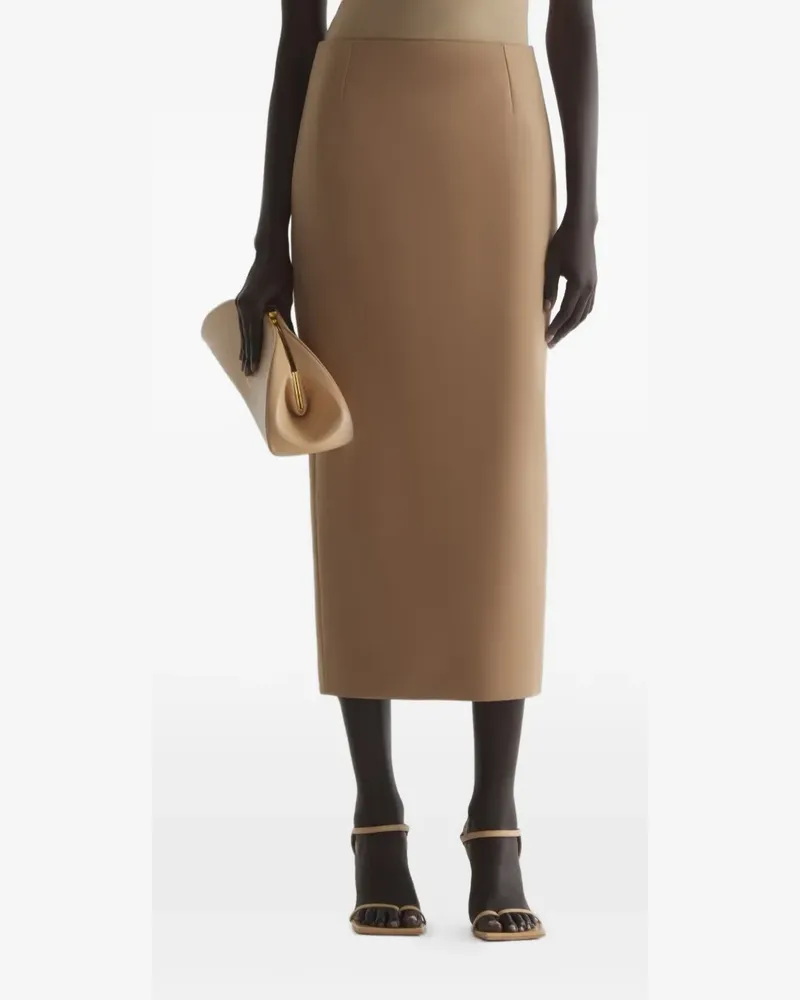 Thierry Mugler Klassischer Bleistiftrock - Nude Nude