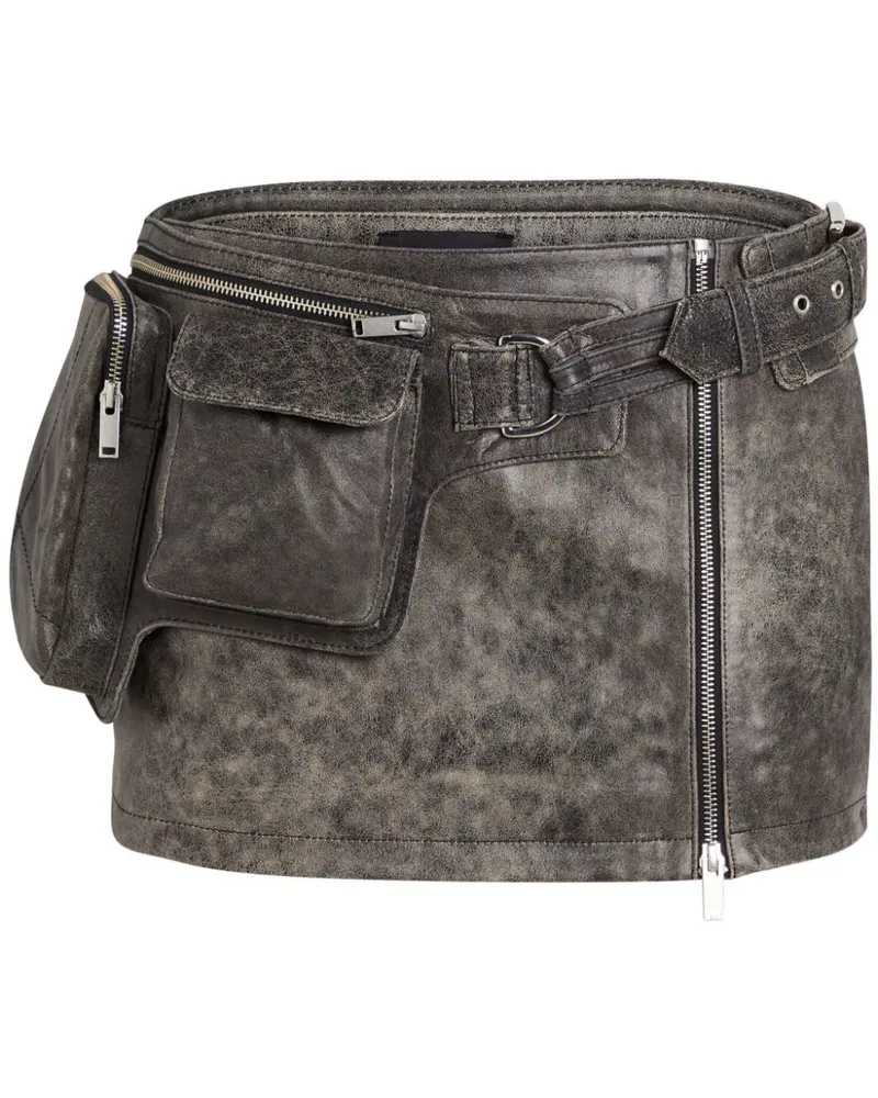 Retrofête Langely Minirock - Schwarz Schwarz