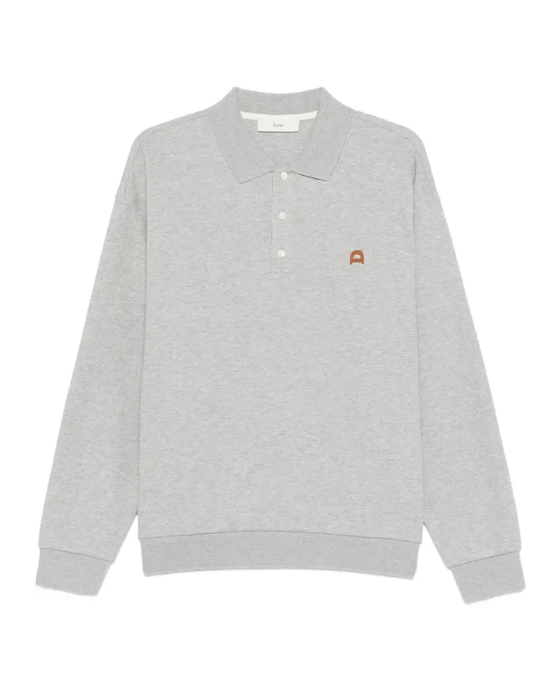 Dunst embroidered-logo polo shirt - Grau Grau