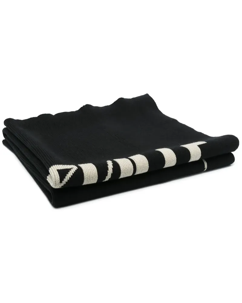 Rick Owens Porterville Decke (222cm x 120cm) - Schwarz Schwarz