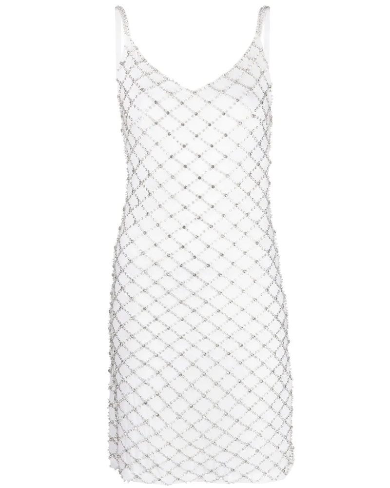 P.A.R.O.S.H. P.A.R.O H. Verziertes Camisole-Kleid - Weiß Weiß
