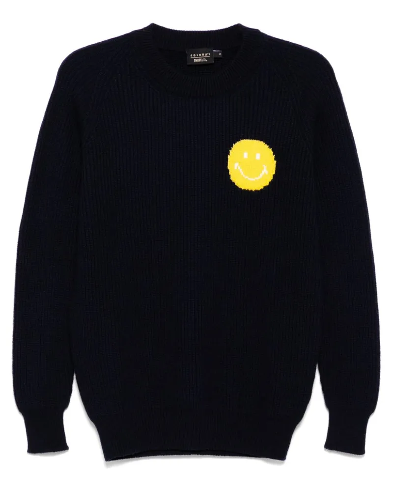 Joshua Sanders Fisherman Smile Pullover mit Rundhalsausschnitt - Blau Blau