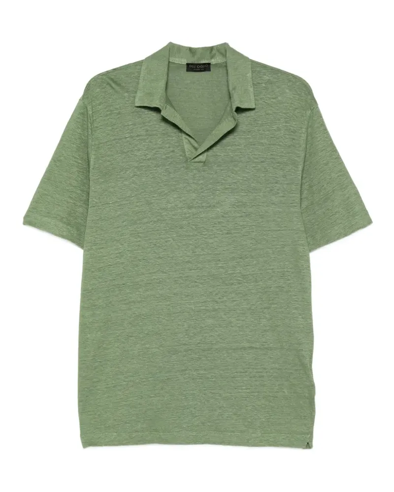 Dell'oglio T-Shirt mit V-Ausschnitt - Grün Grün