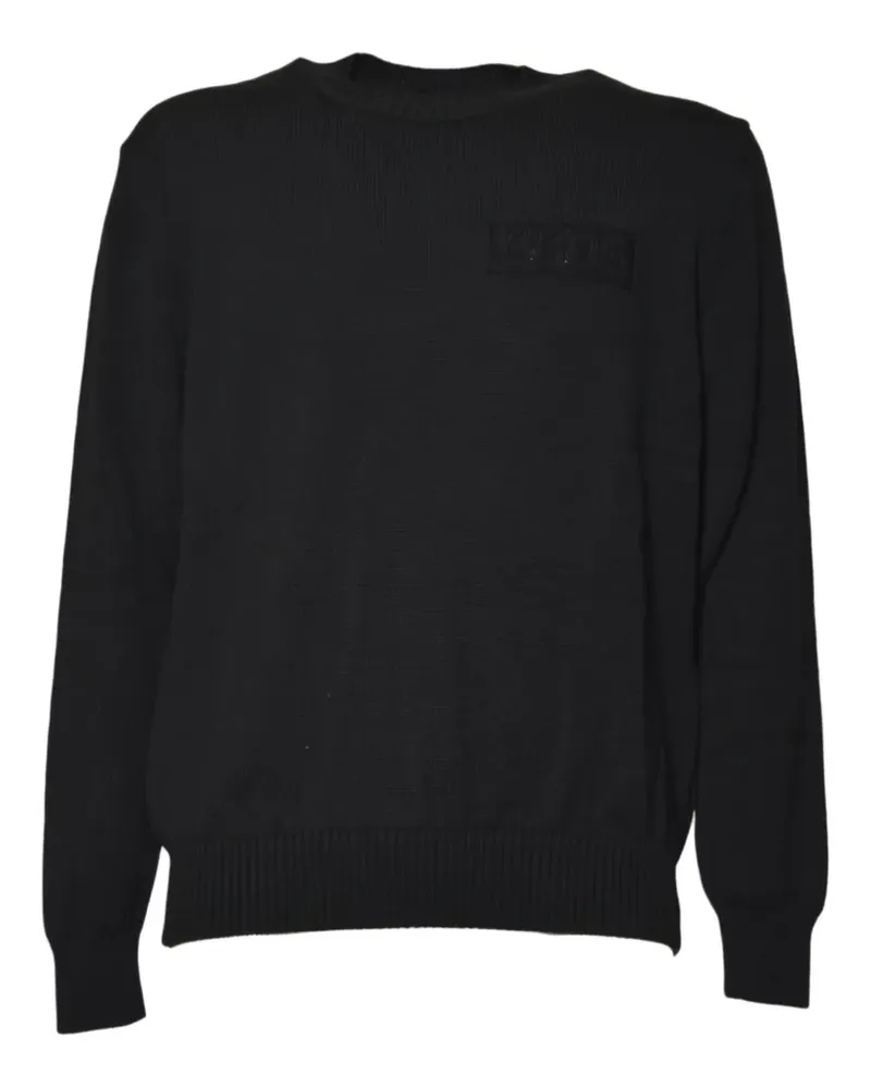 GCDS logo-embroidered sweater - Schwarz Schwarz