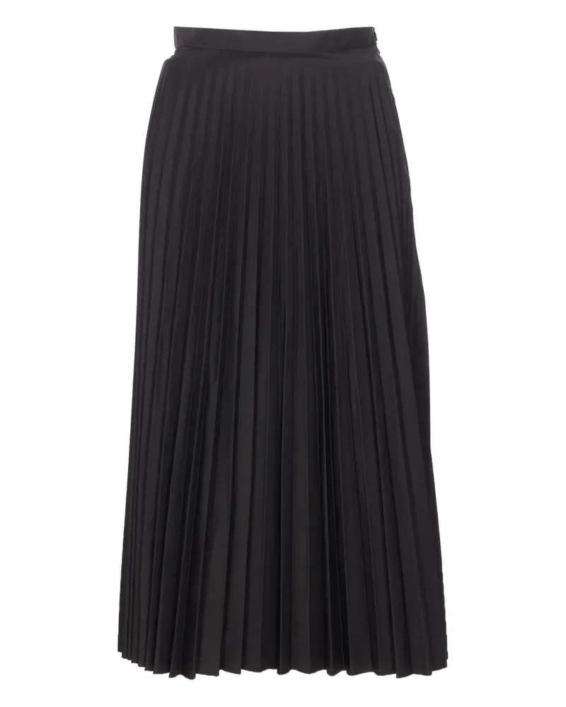Maison Margiela pleated midi skirt - Schwarz Schwarz