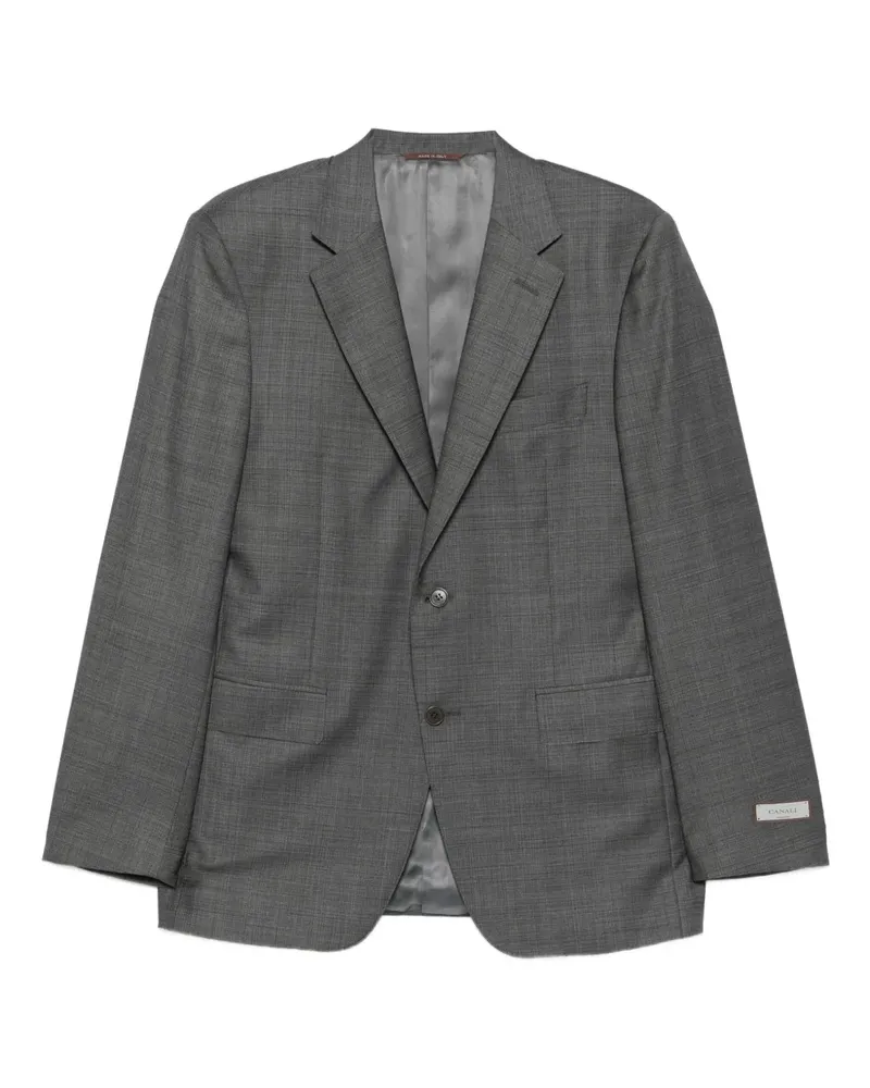 Canali Einreihiger Anzug - Grau Grau