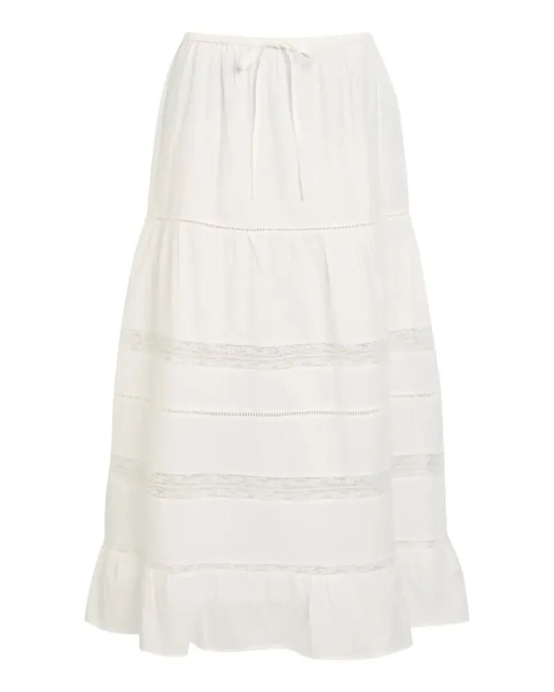 RAILS Hettie lace-trim maxi skirt - Weiß Weiß