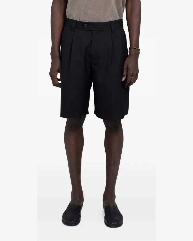 Mfpen pleated shorts - Schwarz Schwarz