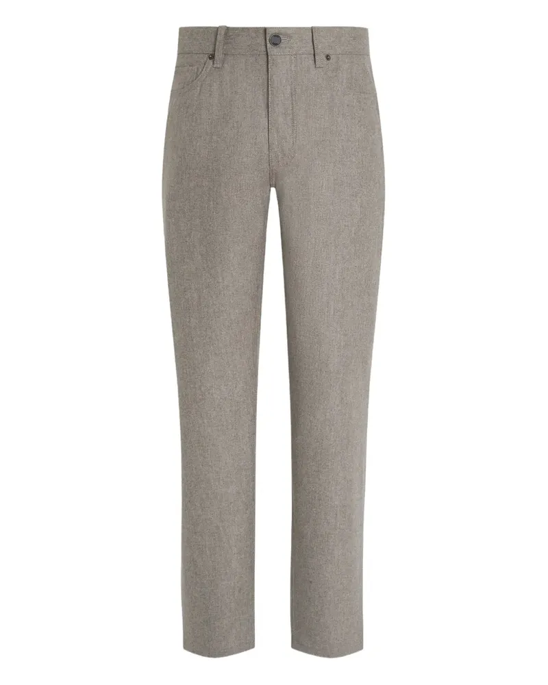 Ermenegildo Zegna Roccia Hose - Grau Grau