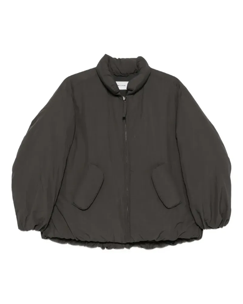 LOW CLASSIC Gefütterte Jacke mit Stehkragen - Grau Grau