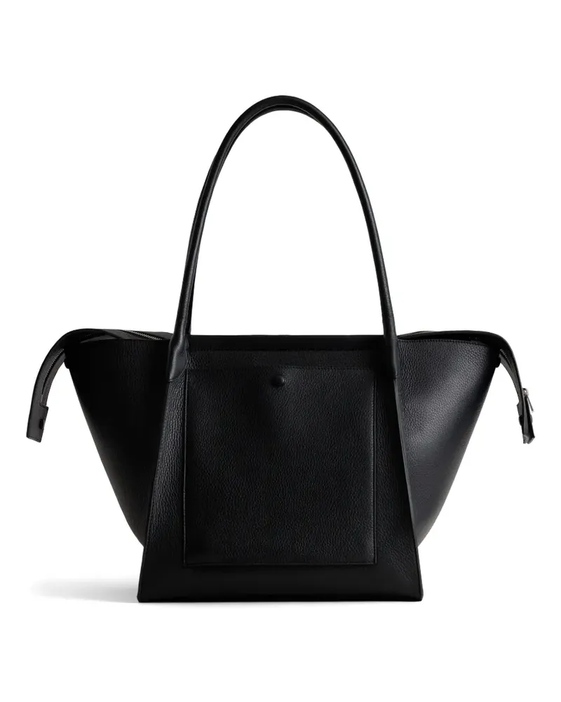 YU MEI Claudia zip-fastening tote bag - Schwarz Schwarz