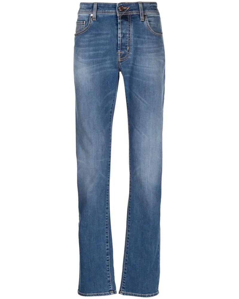 Jacob Cohën Bard Slim-Fit-Jeans - Blau Blau