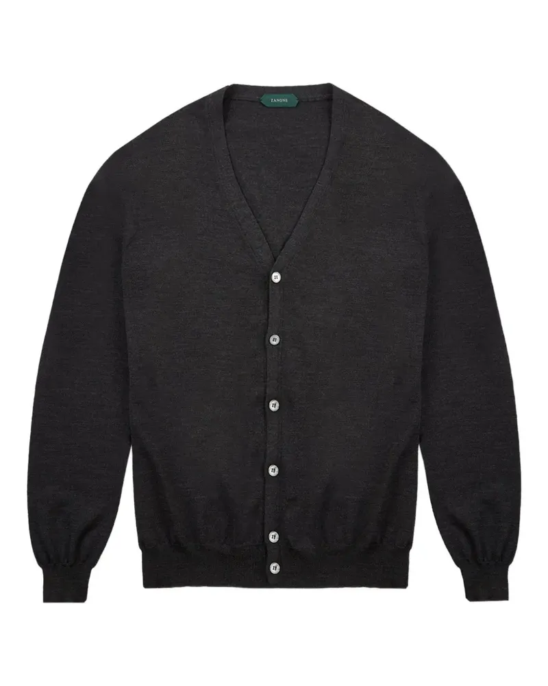 Zanone buttoned cardigan - Grau Grau