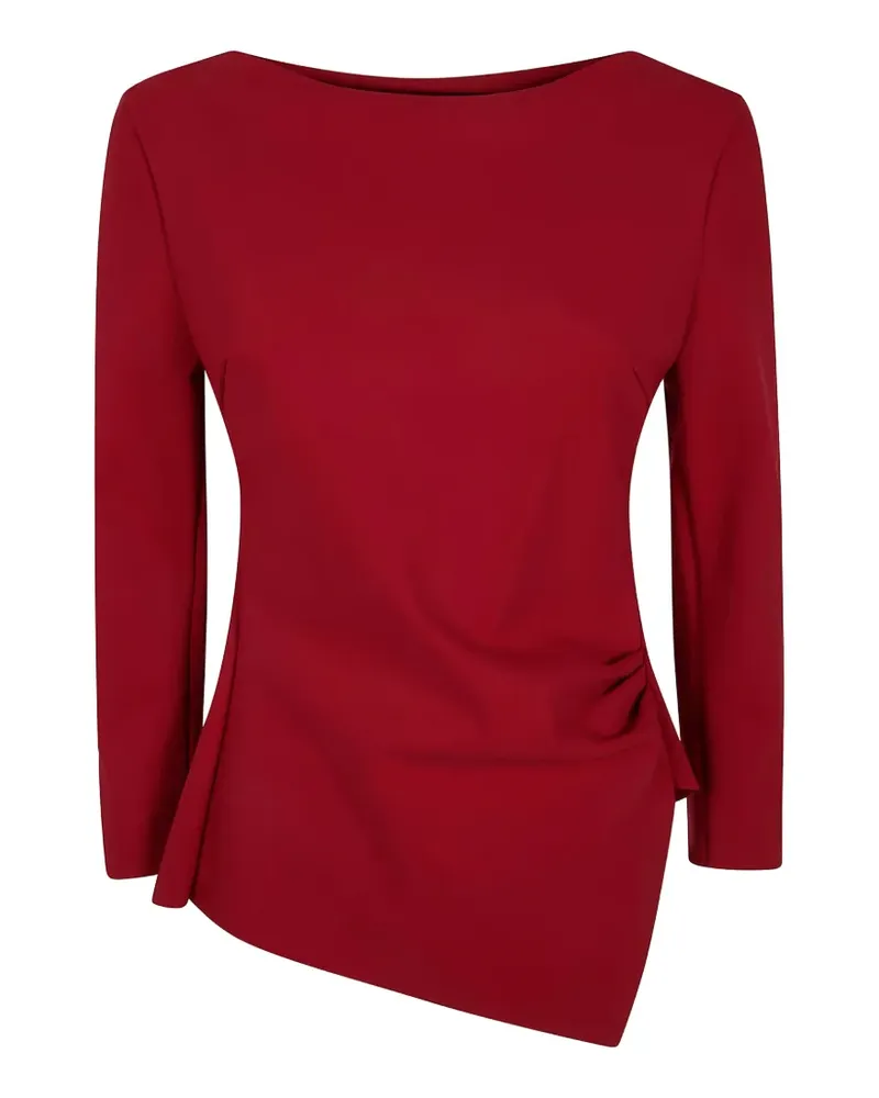 Chiara Boni Kyung asymmetric gathered top - Rot Rot