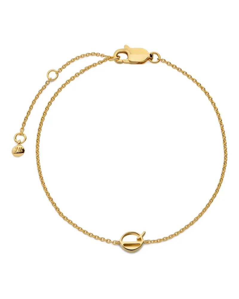 Monica Vinader Armband mit Initialen - Gold Gold