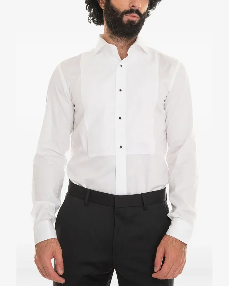 HUGO BOSS Langärmeliges Hemd - Weiß Weiß