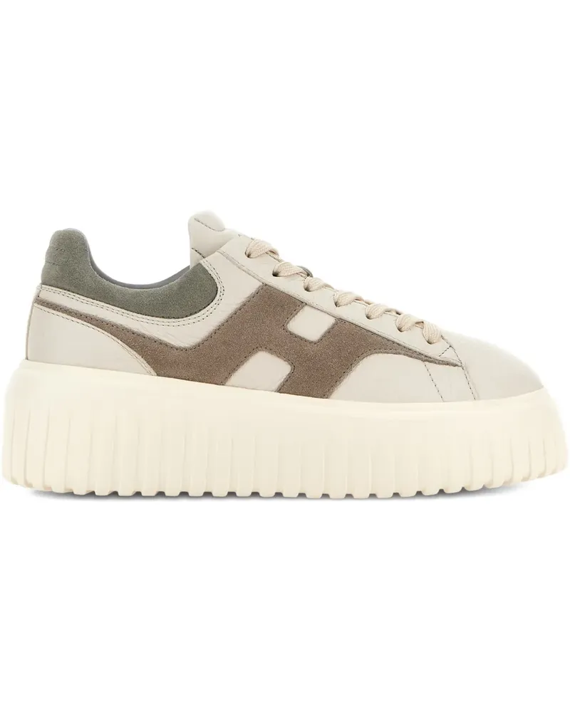 Hogan H-Stripes Sneakers - Nude Nude