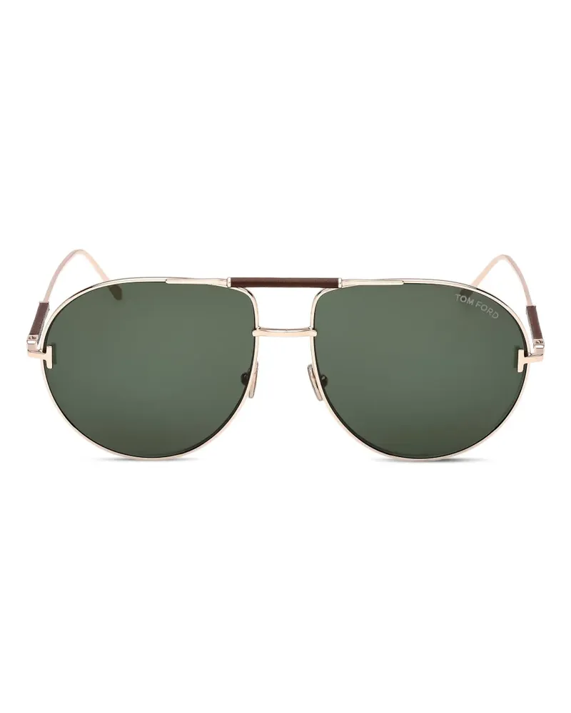 Tom Ford Getönte Pilotenbrille - Gold Gold