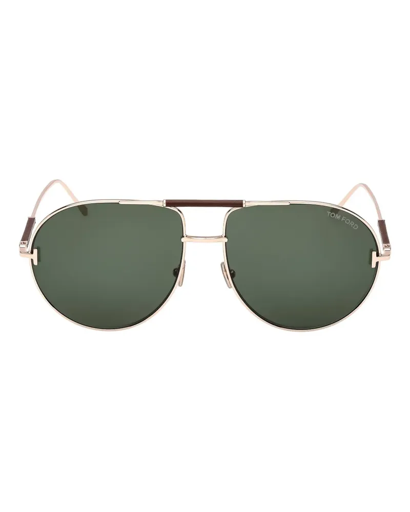 Tom Ford pilot-frame sunglasses - Gold Gold