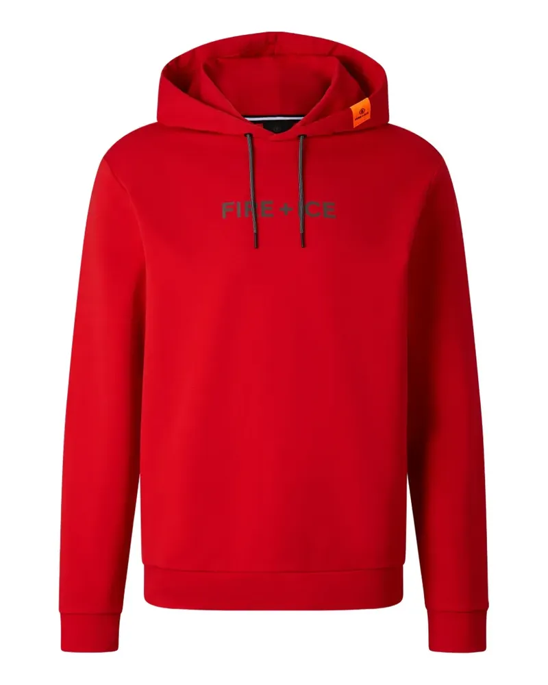 Bogner Fire & Ice Hoodie mit Logo-Print - Rot Rot