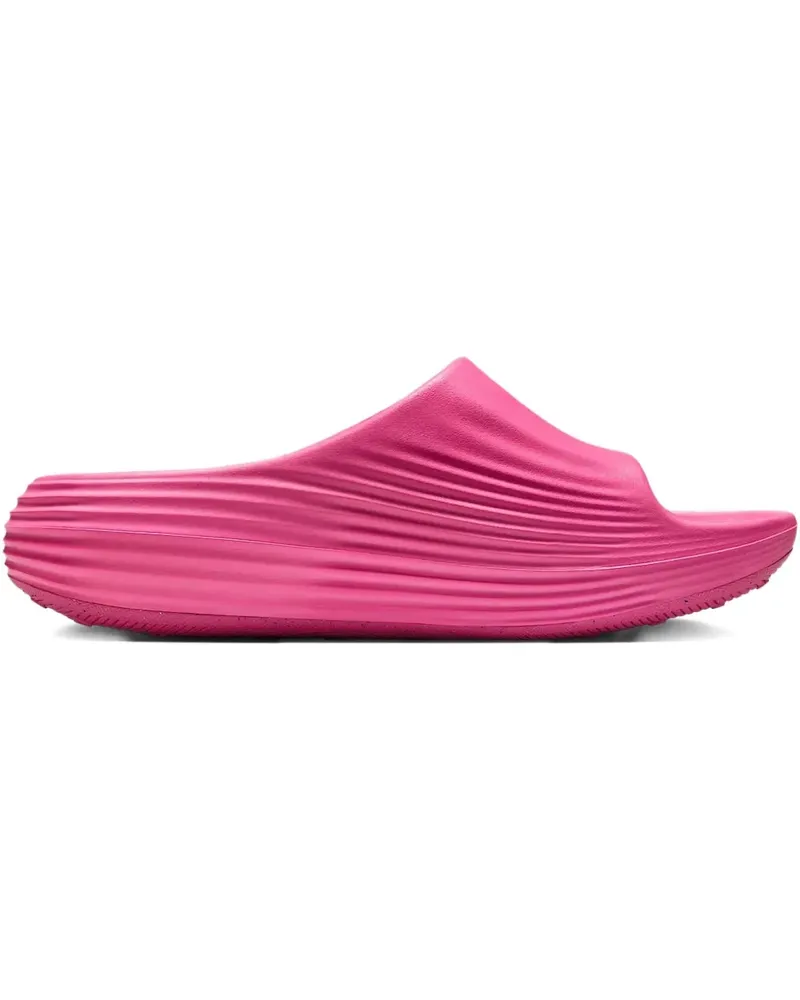 Nike Gerippte ReactX Pantoletten - Rosa Rosa