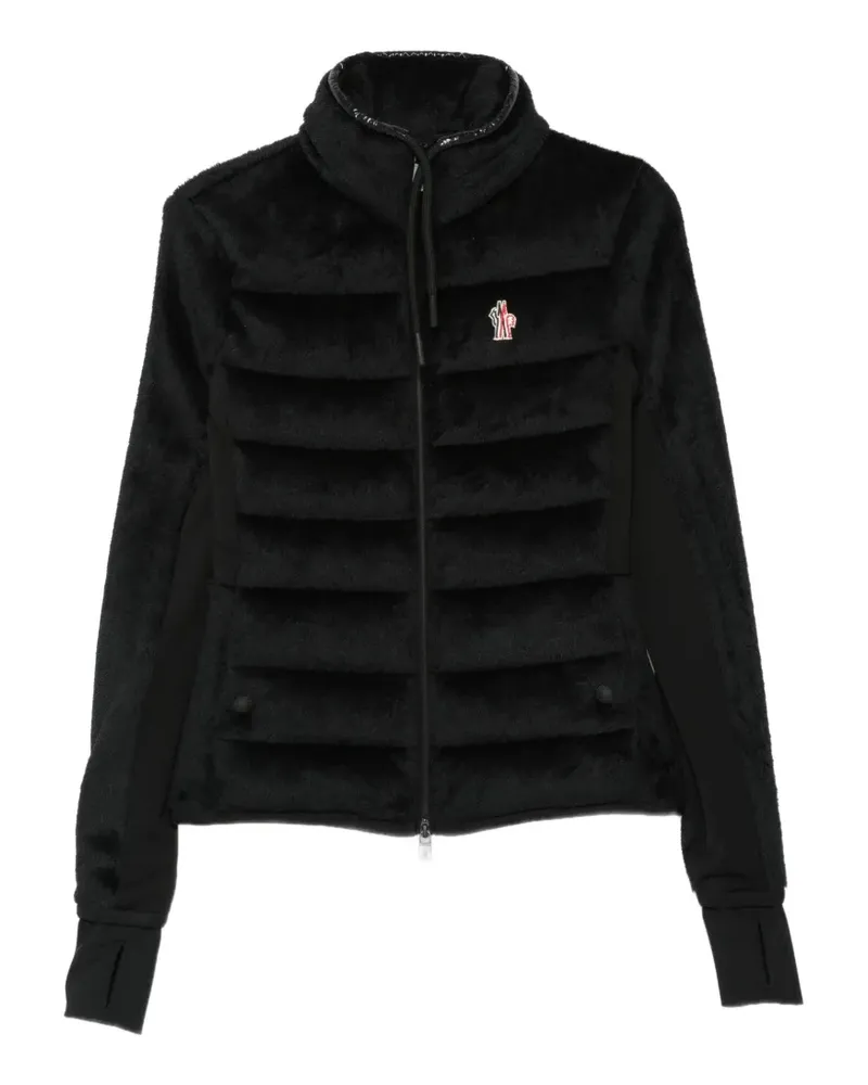 Moncler Gesteppter Cardigan - Schwarz Schwarz