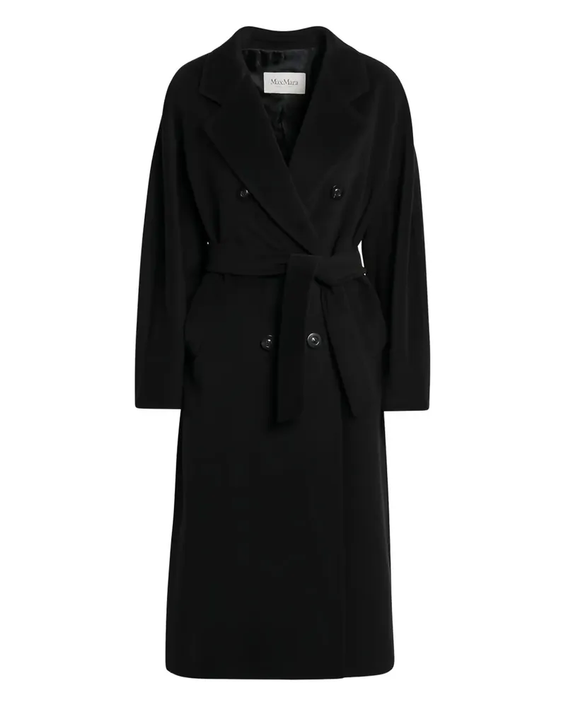 Max Mara Doppelreihiger Mantel - Schwarz Schwarz