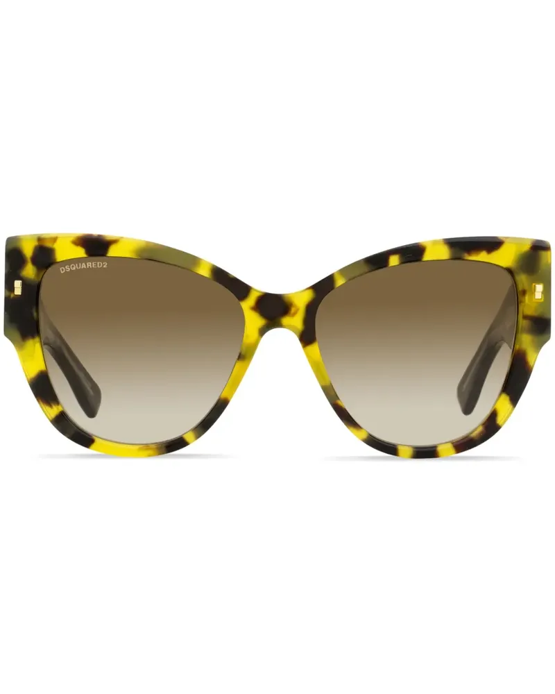 Dsquared2 Sonnenbrille mit Cat-Eye-Gestell - Braun Braun