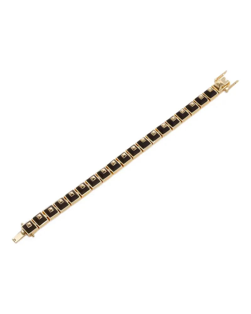 Eddie Borgo Sugarloaf Pyramid Armband aus Ebenholz - Gold Gold