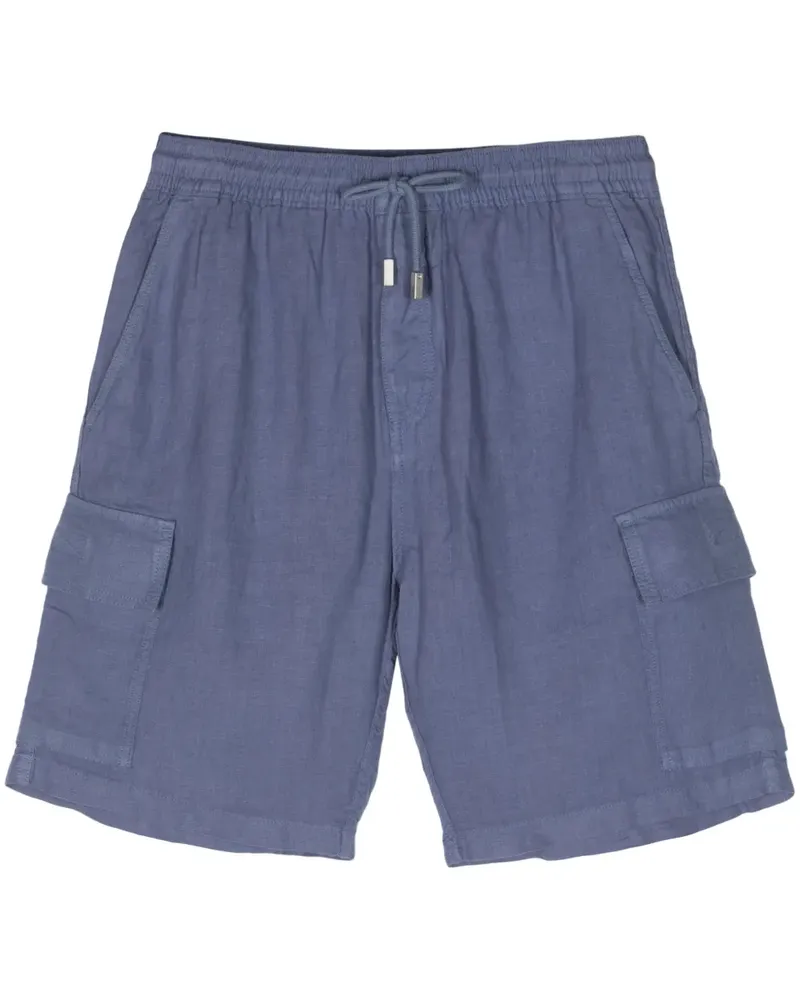 Vilebrequin Cargo-Shorts aus Leinen - Blau Blau