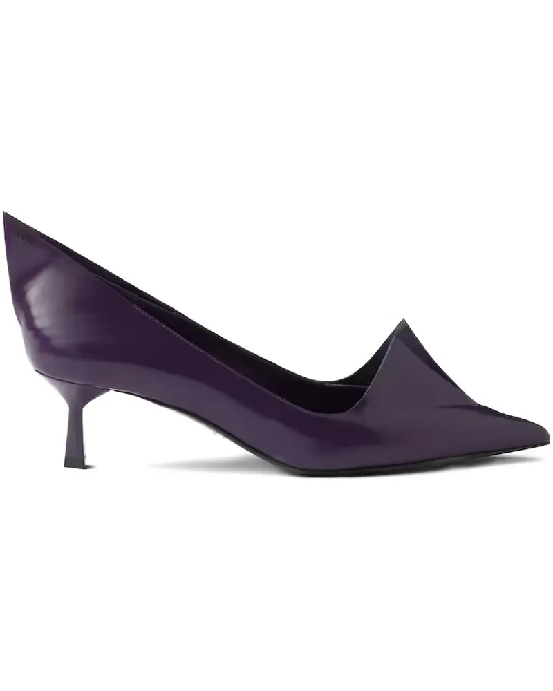 Prada Pumps mit spitzer Kappe 55mm - Violett Violett