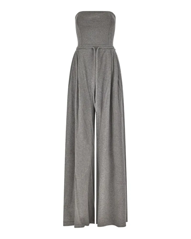 Giovanni Bedin Schulterfreier Jumpsuit - Grau Grau