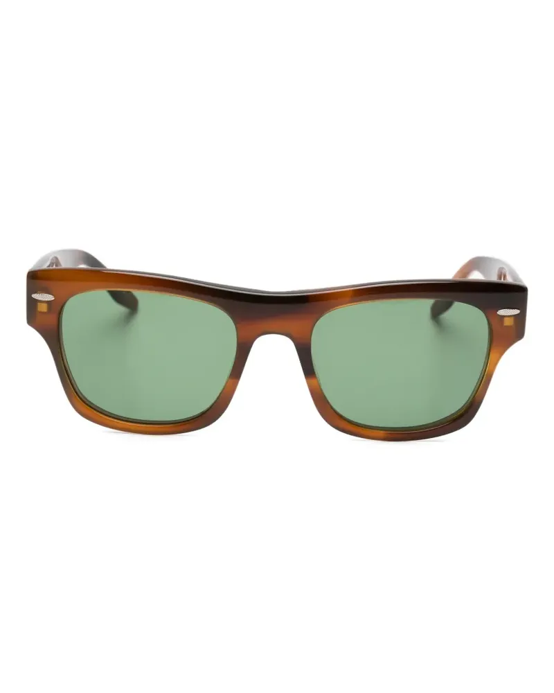 Barton Perreira Sonnenbrille mit Brauensteg - Braun Braun