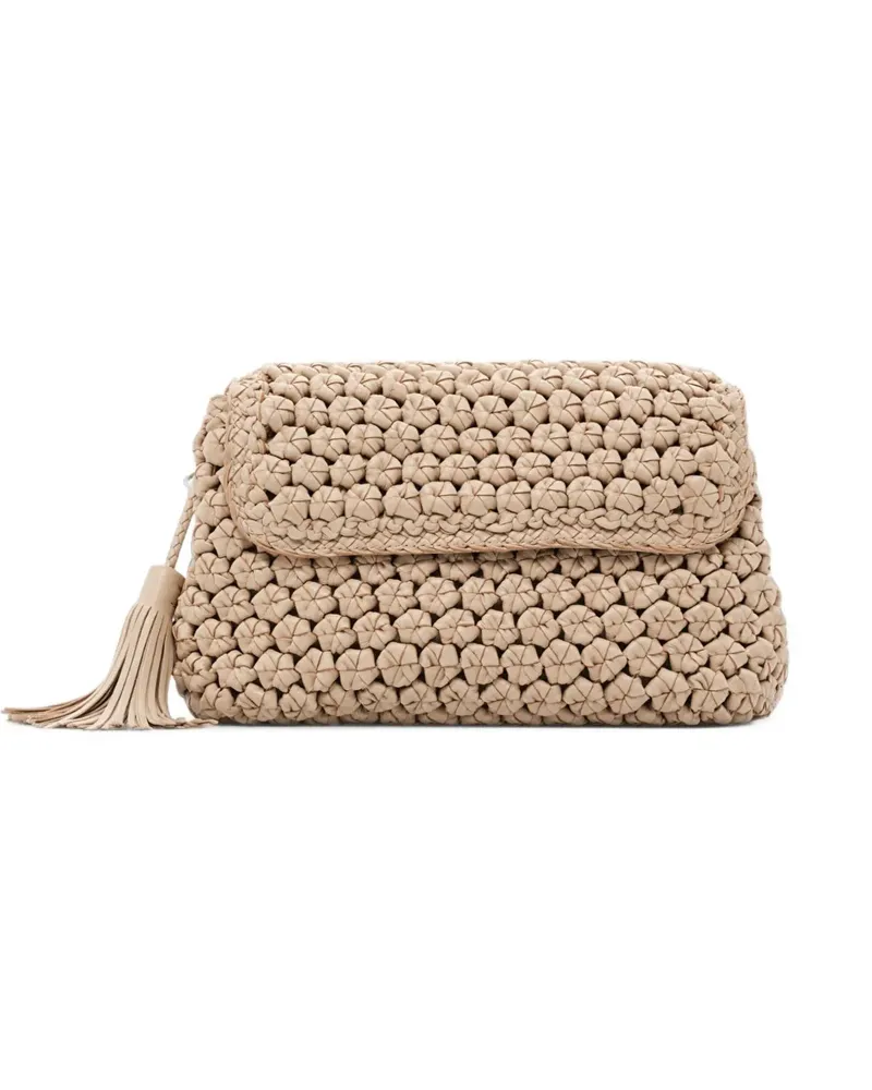 Lottusse Noodbag Schultertasche - Nude Nude