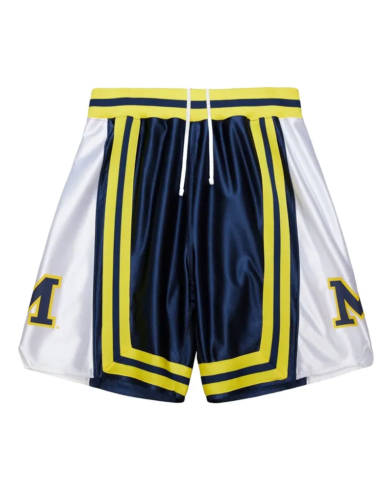 Mitchell & Ness Michigan Wolverines 1988-89 Shorts - Blau Blau