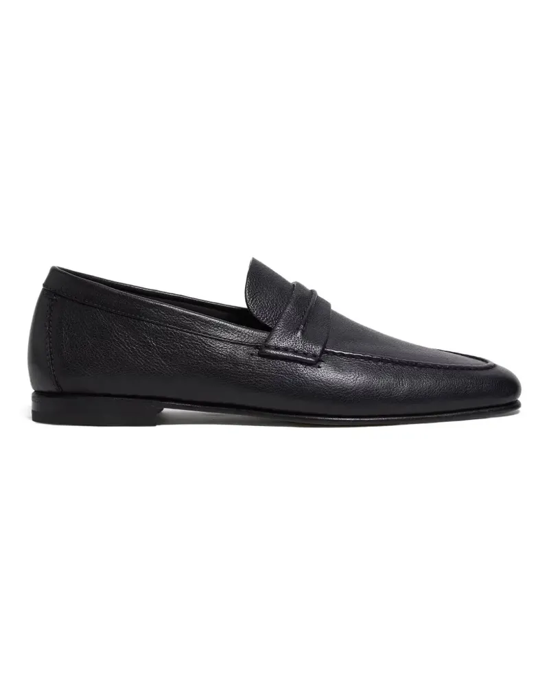 Ermenegildo Zegna leather loafers - Schwarz Schwarz