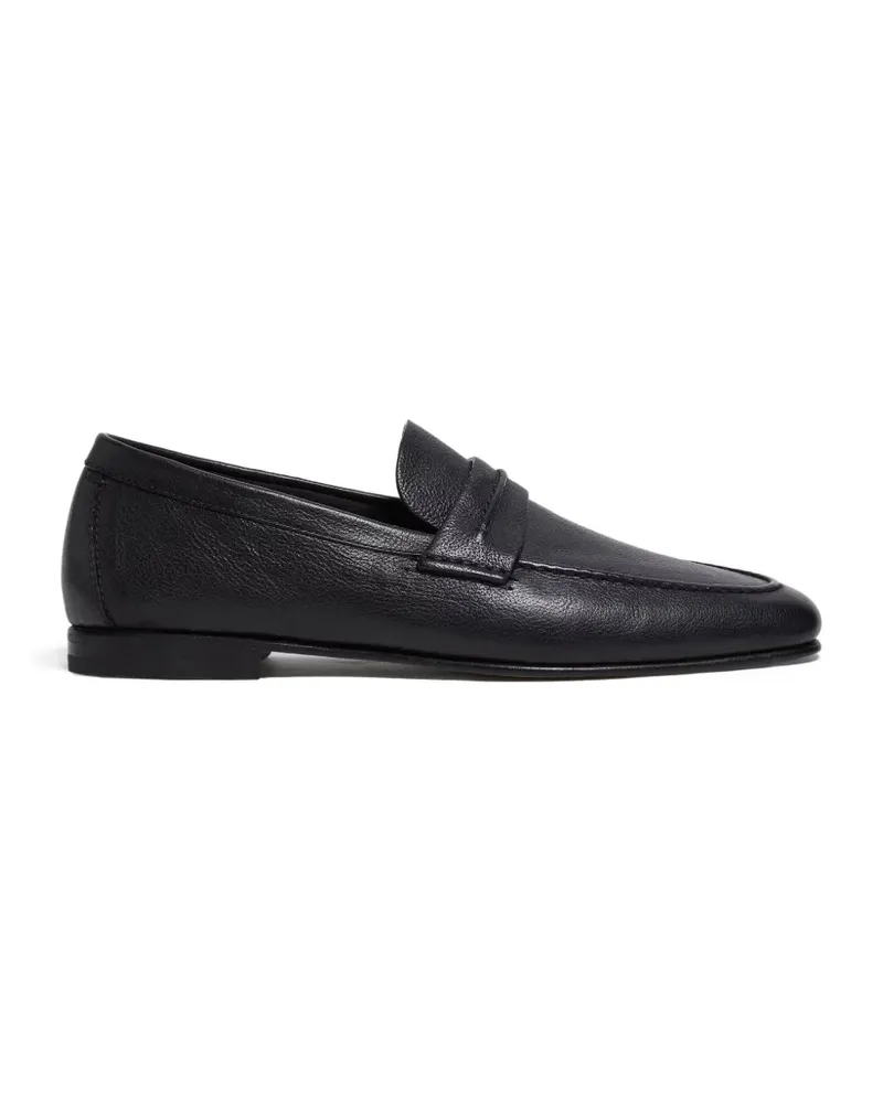 Ermenegildo Zegna leather loafers - Schwarz Schwarz