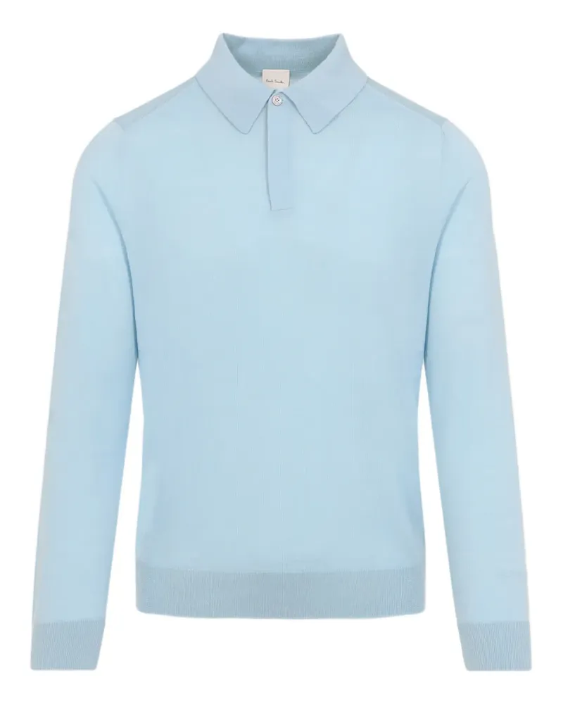 Paul Smith long-sleeve polo shirt - Blau Blau