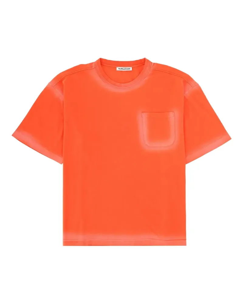YMC round-neck pocket T-shirt - Rot Rot