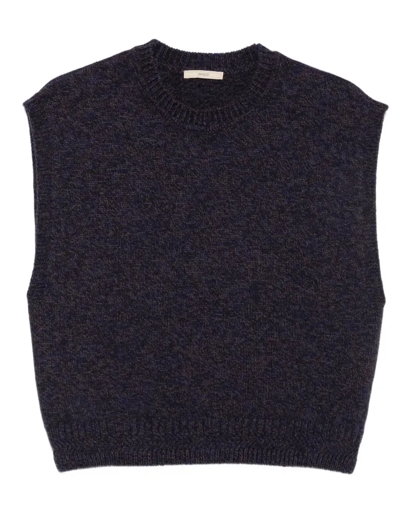 Sessùn Fabinino ribbed-trim knitted vest - Violett Violett
