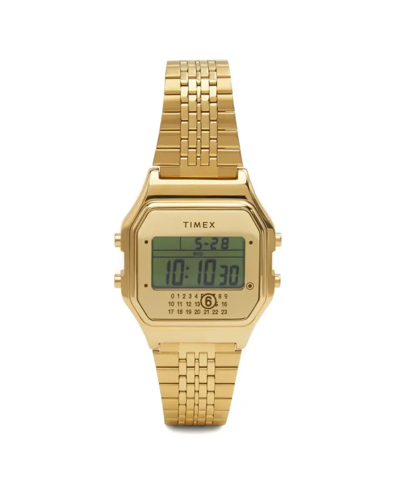 Timex x MM6 goldfarbene 36mm Gold