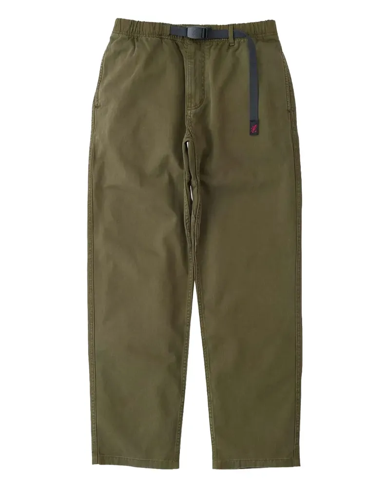 GRAMICCI elasticated-waist buckle trousers - Grün Grün