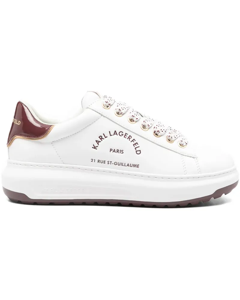 Karl Lagerfeld Sneakers mit Logo - Weiß Weiß