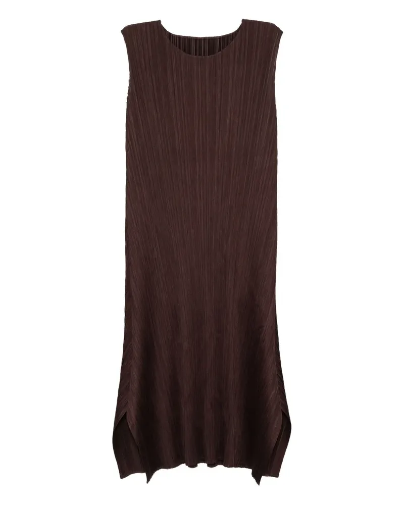 Issey Miyake MC-July Kleid - Braun Braun