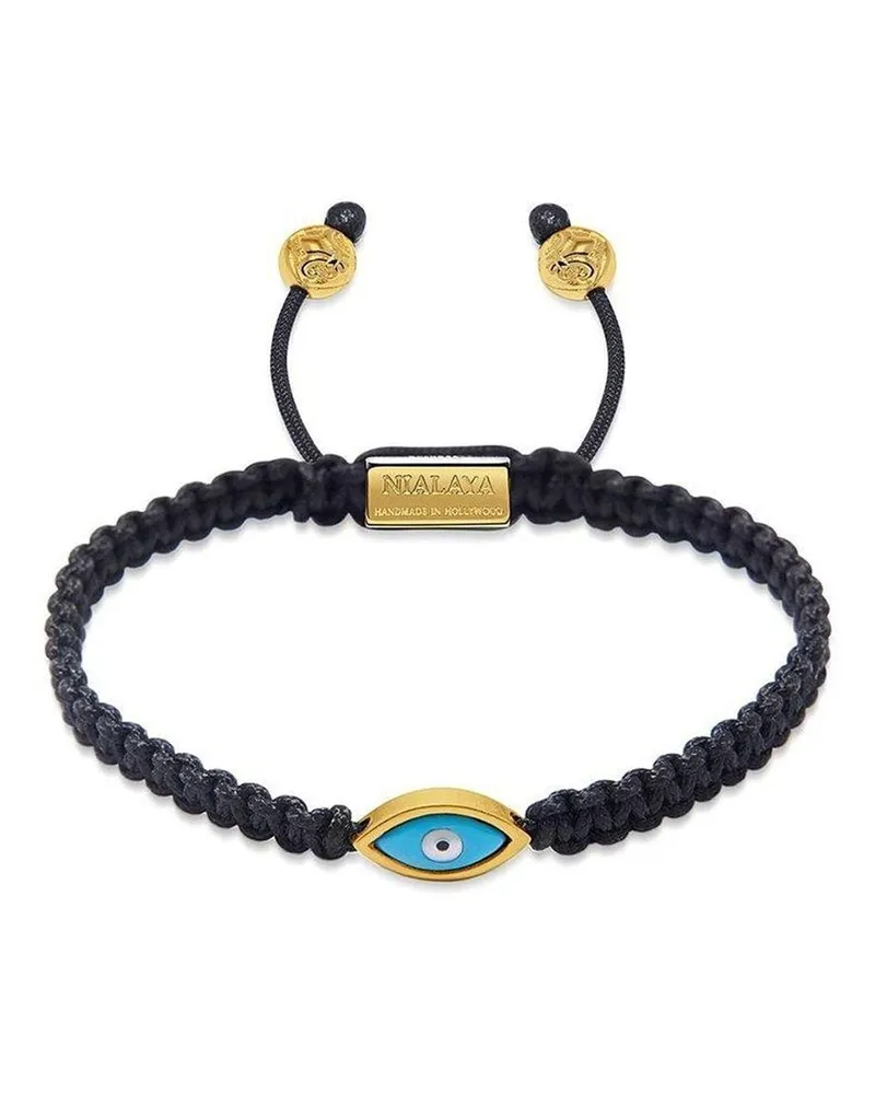 Nialaya Evil Eye Armband Schwarz