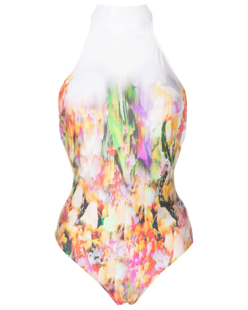 Lenny Niemeyer Neckholder-Badeanzug mit Print - Mehrfarbig Mehrfarbig