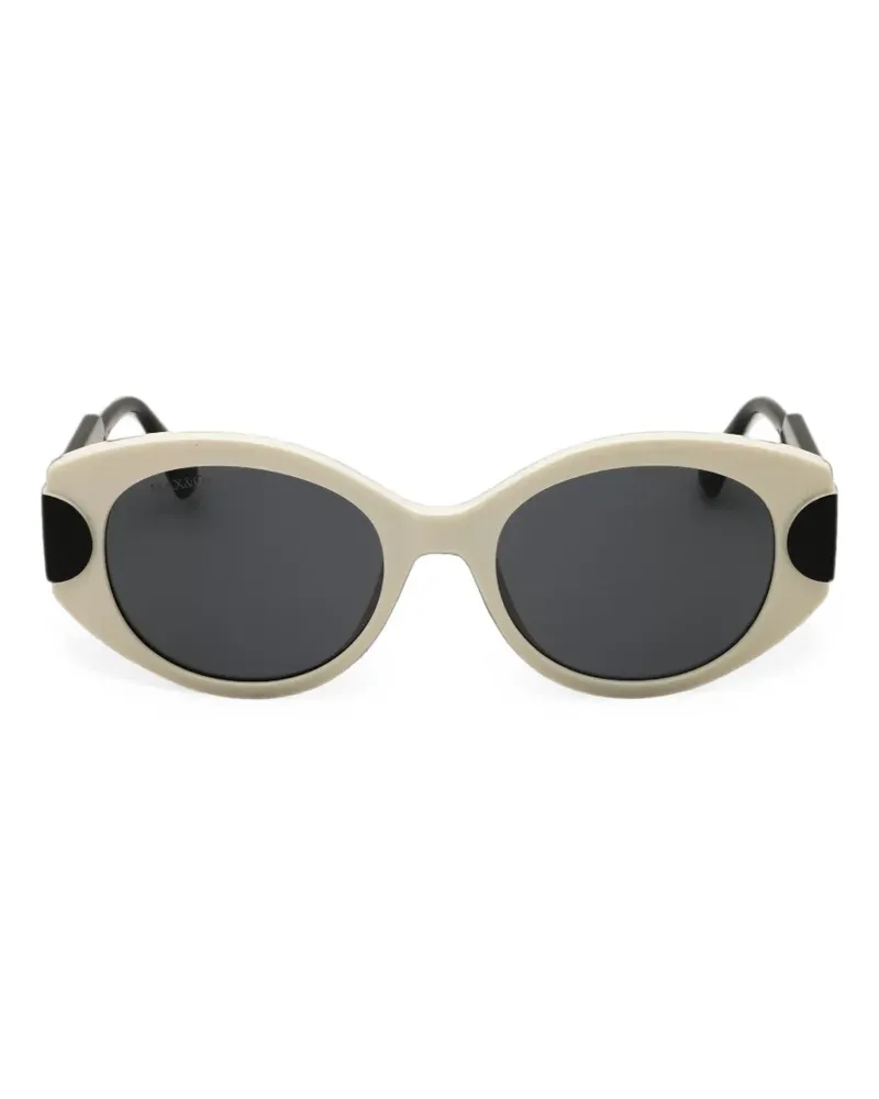 MAX&Co. geometric-frame sunglasses - Nude Nude