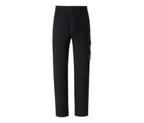 Cargohose mit Tapered-Bein - Schwarz